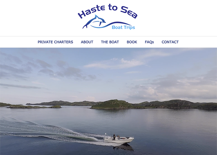 Haste to Sea website